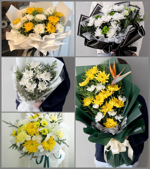 广东梅州市大埔县枫朗镇隔背村白事花束代送